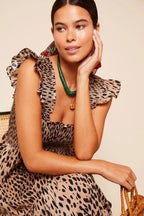 Kendall Dress in Antelope Spot Black