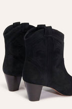 Casey Ankle Boots in Carbon