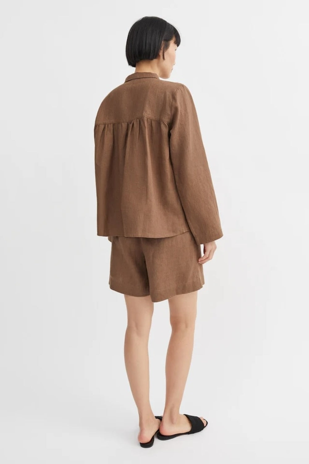 Nettle Shirt in Cedar Brown
