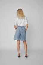 Moonwashed Denim Shorts