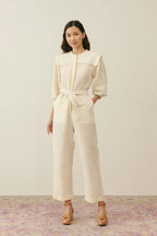 Sylvianna Jumpsuit in Cream