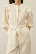 Sylvianna Jumpsuit in Cream