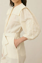 Sylvianna Jumpsuit in Cream