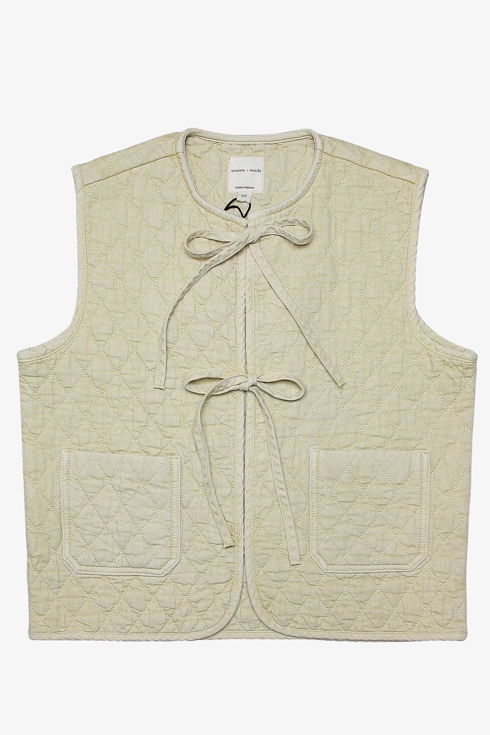 Aria Vest in Mellow Yellow