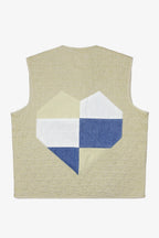Aria Vest in Mellow Yellow