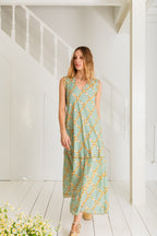 Attie Dress in Sea Mist