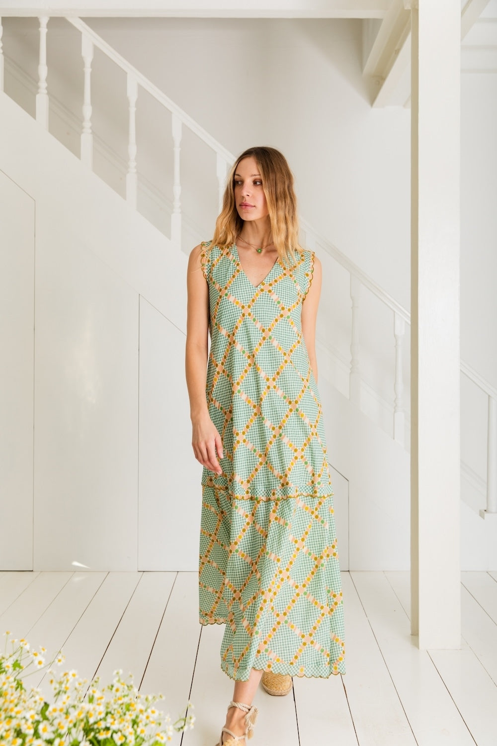 Attie Dress in Sea Mist
