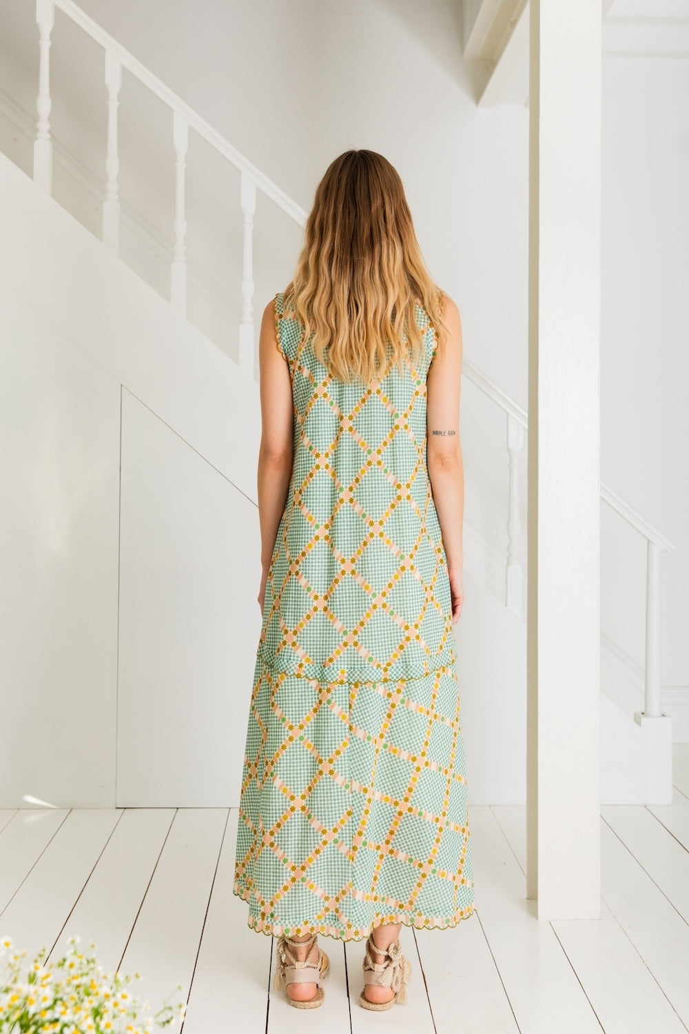 Attie Dress in Sea Mist