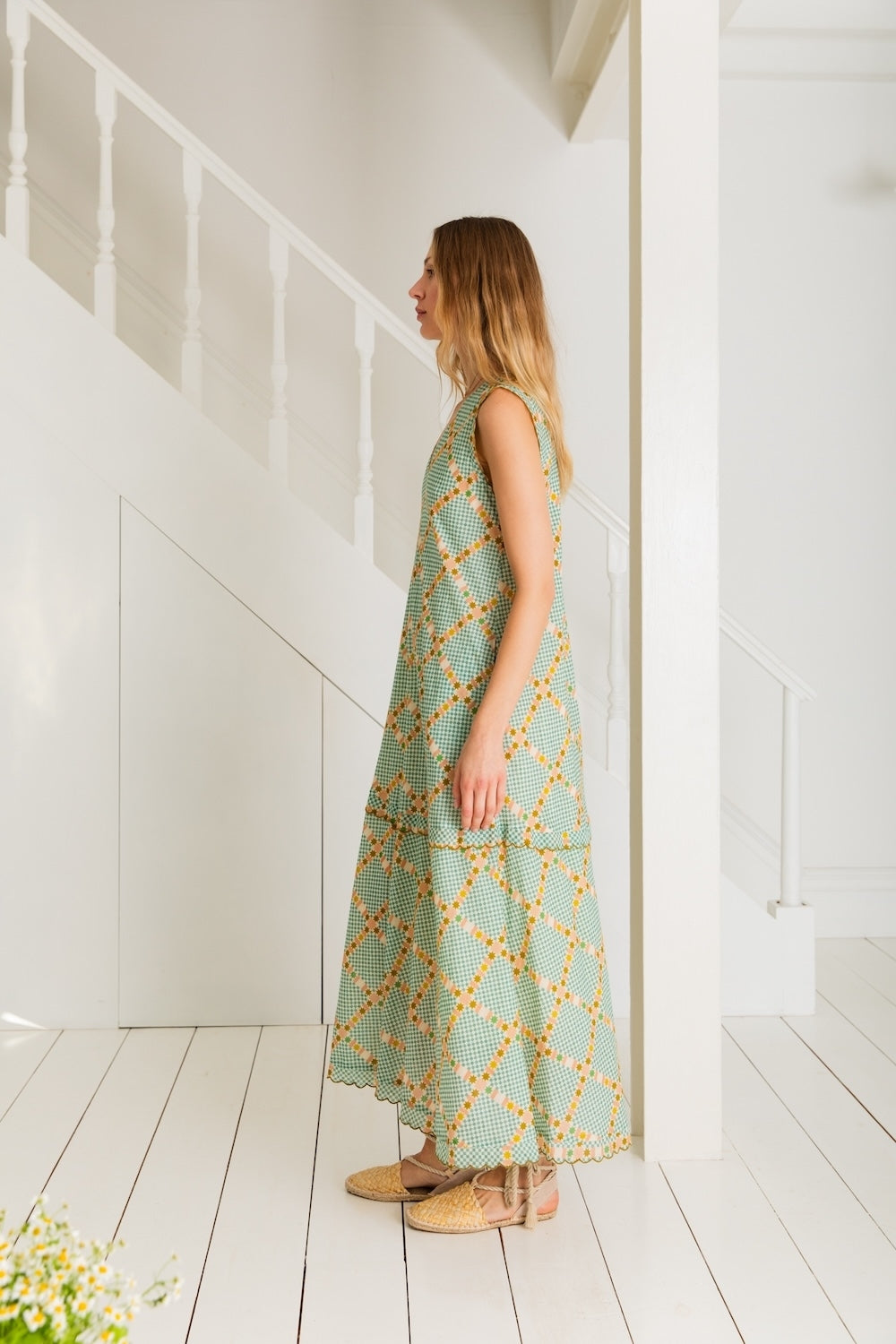 Attie Dress in Sea Mist