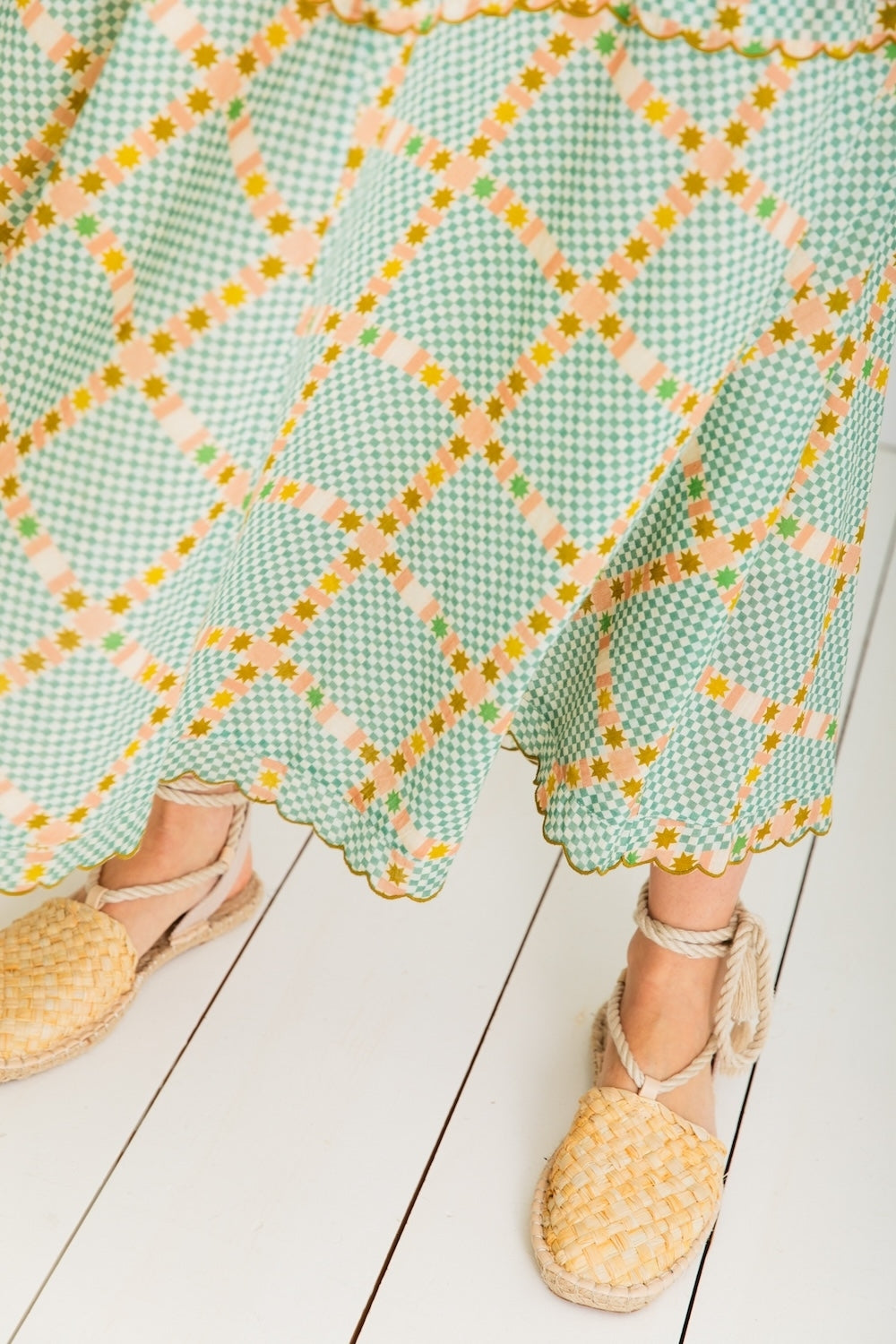 Attie Dress in Sea Mist