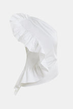 Haven Asymmetric Ruffle Top in White