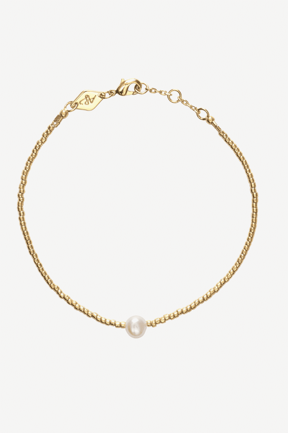 Pearly Bracelet in Gold