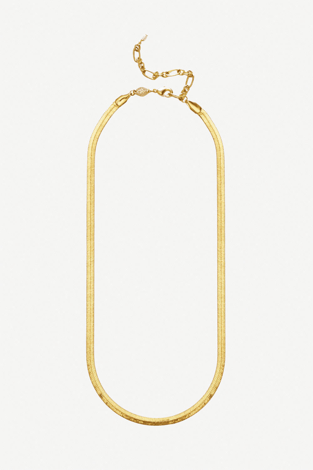 Snake Charmer Necklace in Gold