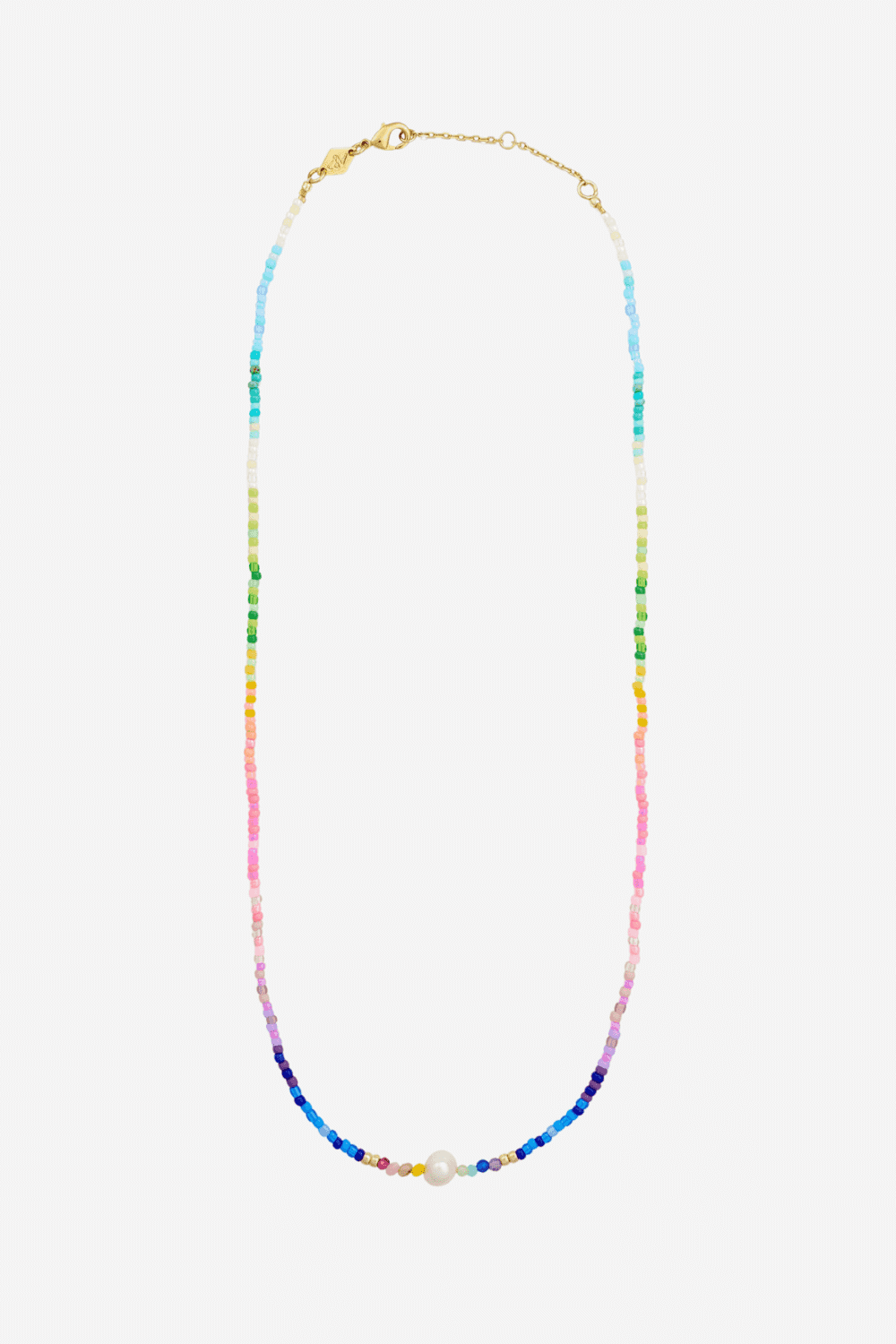 Capri Necklace in Neon Rainbow