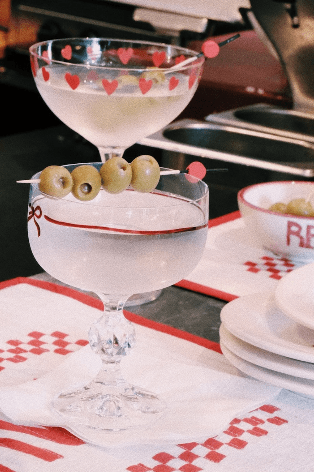 Bistro Cocktail Glasses Set of 2
