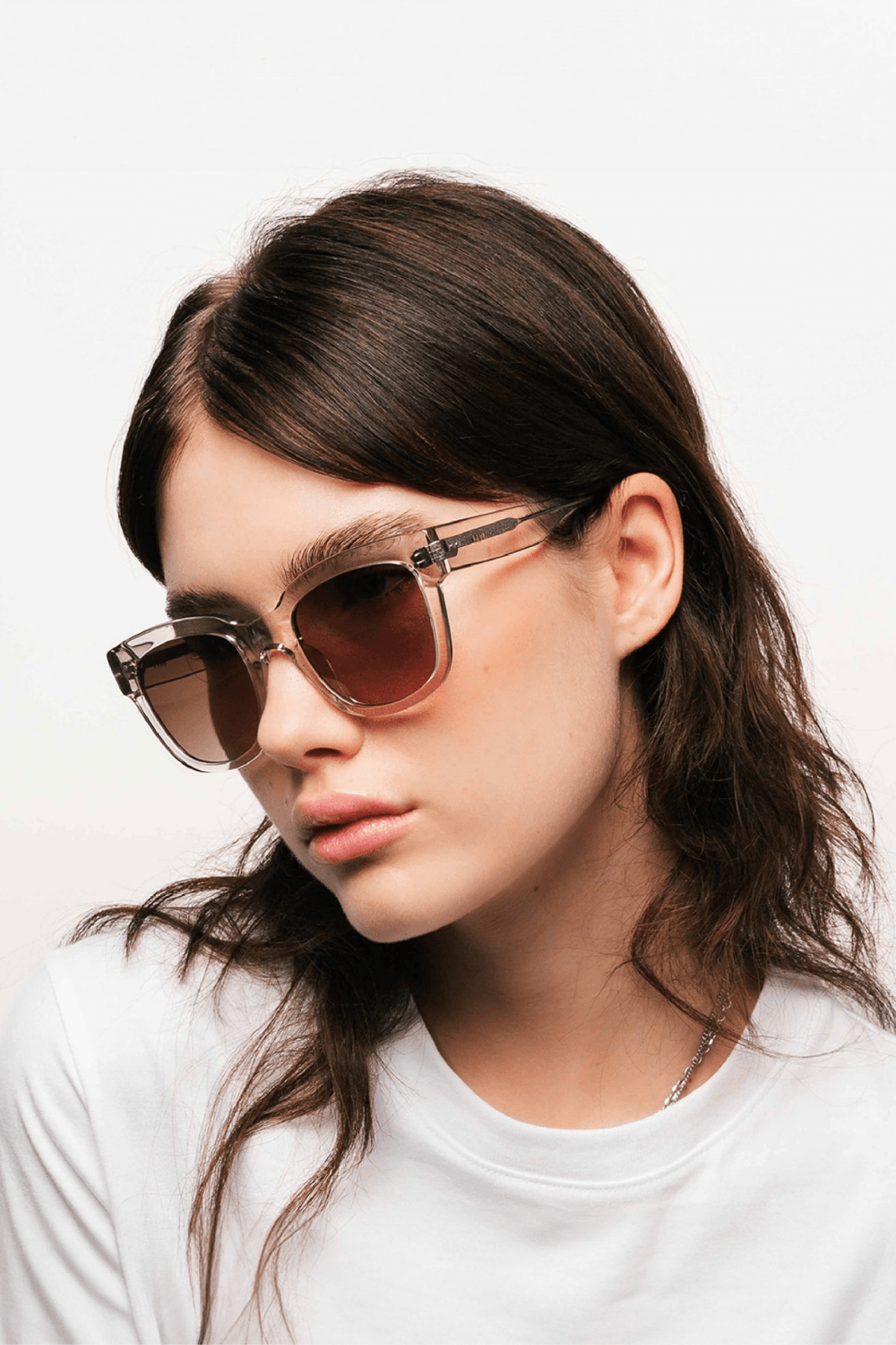 Liv Sunglasses in Brown Rose