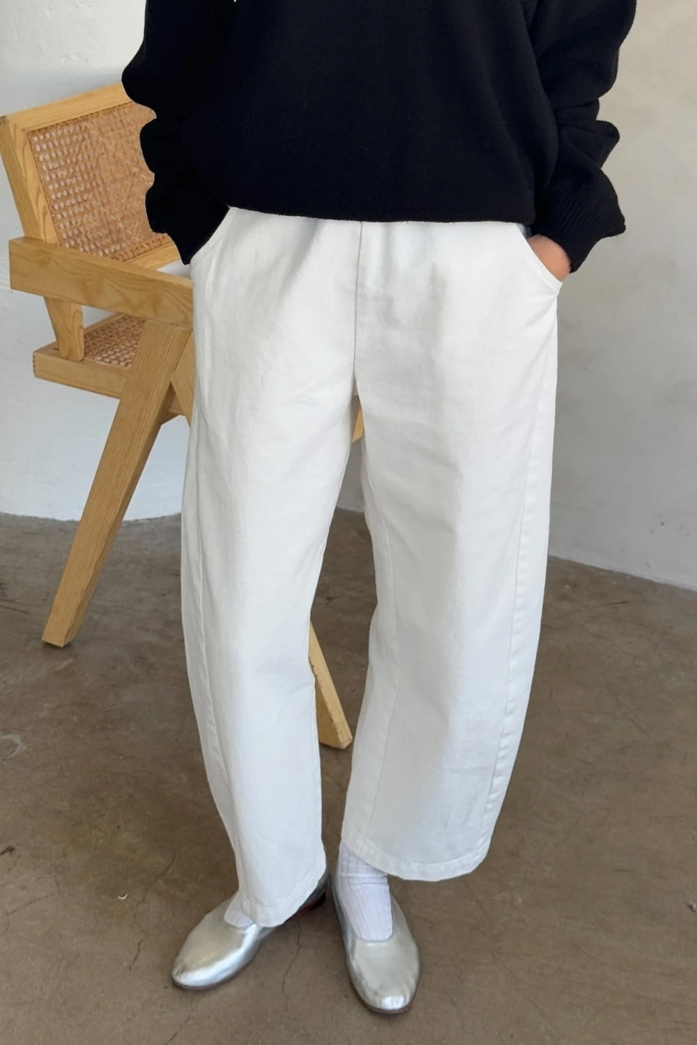 Arc Pants in Milk