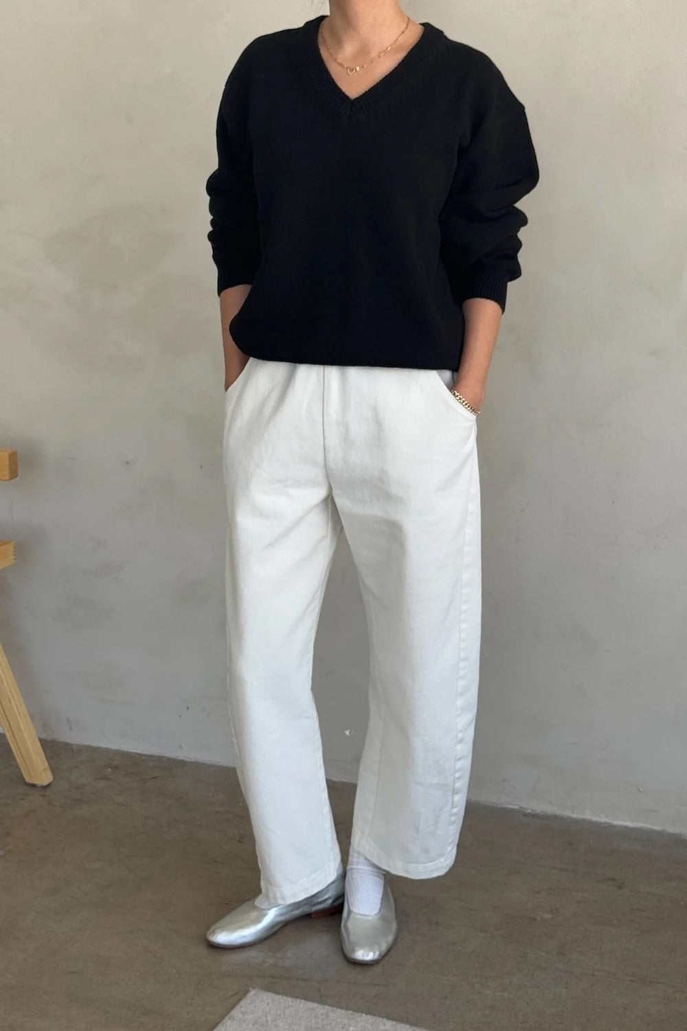 Arc Pants in Milk