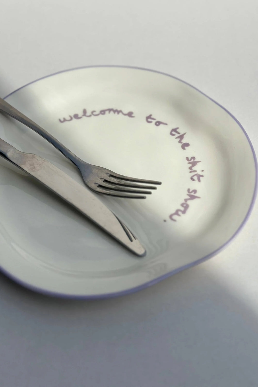 Statement Plate - 'Welcome to the Shit Show'