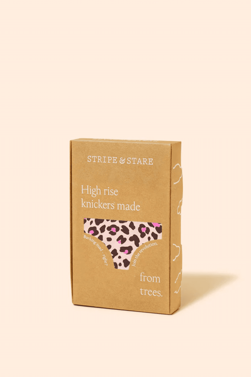 High Rise Knickers in Liquorice Leopard Multi