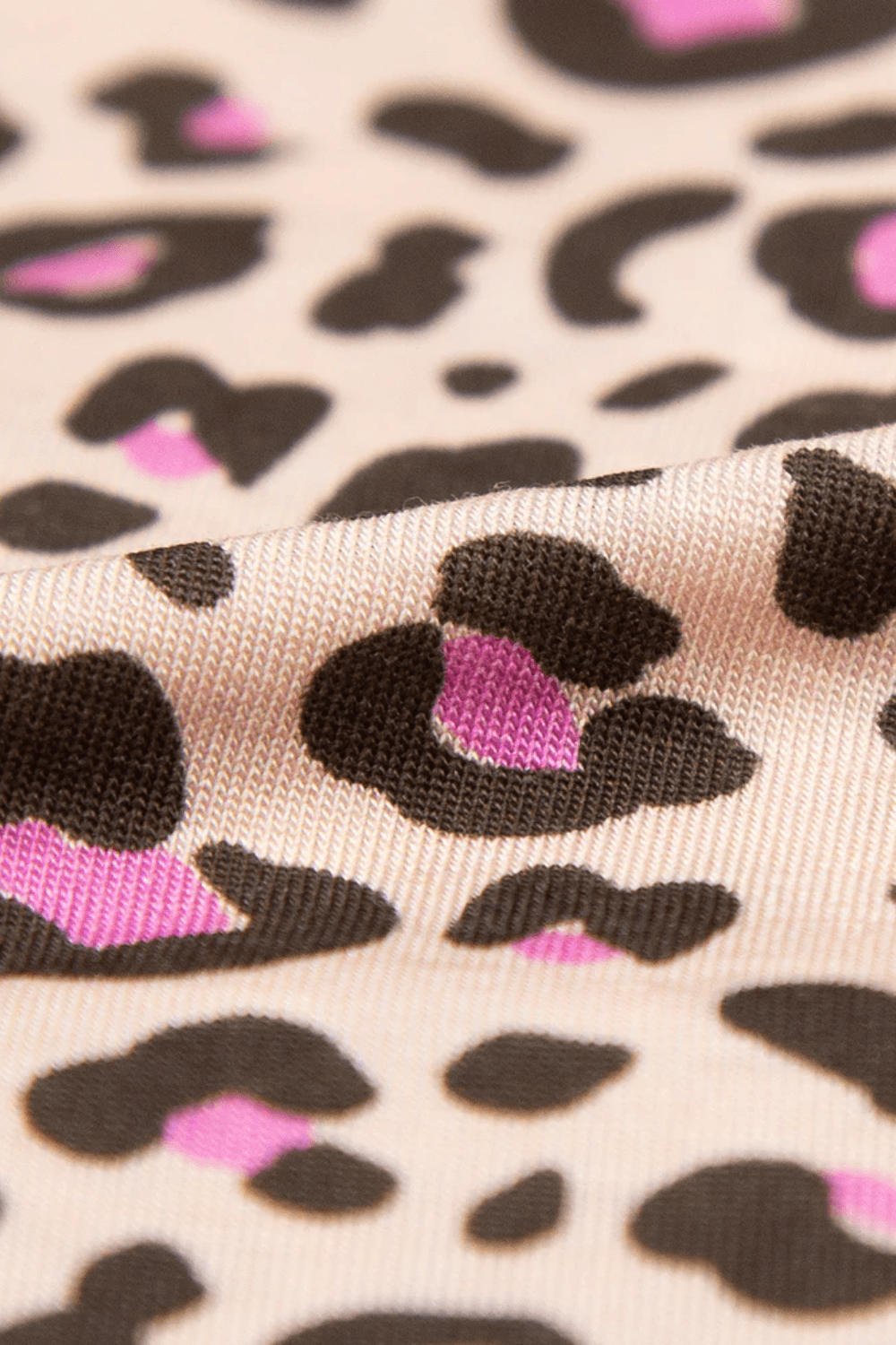 High Rise Knickers in Liquorice Leopard Multi