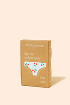 High Rise Knicker- Cherryade Blue