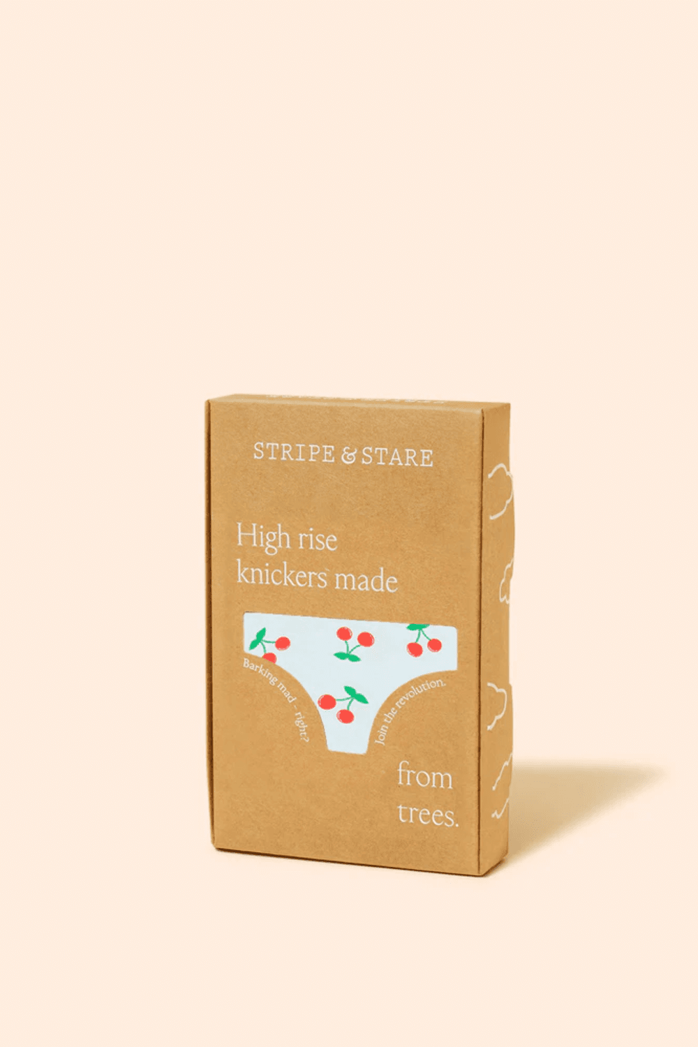 High Rise Knicker- Cherryade Blue
