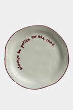 Statement Plate - ' Always Be Polite To The Chef'