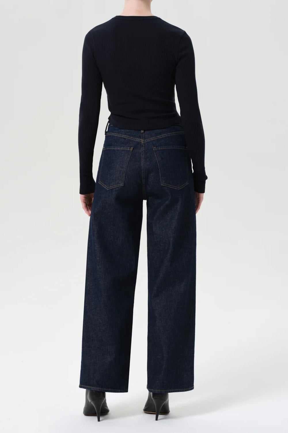 Ren High Rise Wide Leg Jeans in Reissue