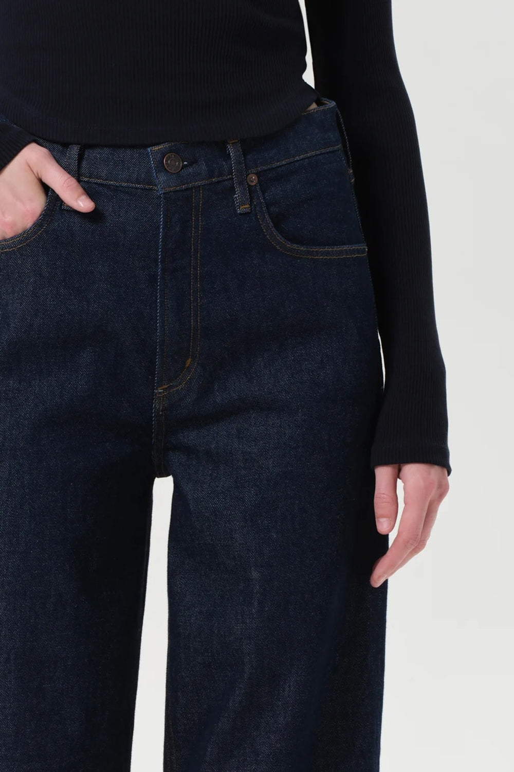 Ren High Rise Wide Leg Jeans in Reissue
