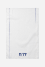 Embroidered Tea Towel - WTF