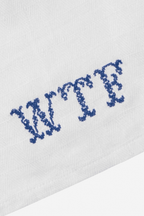 Embroidered Tea Towel - WTF