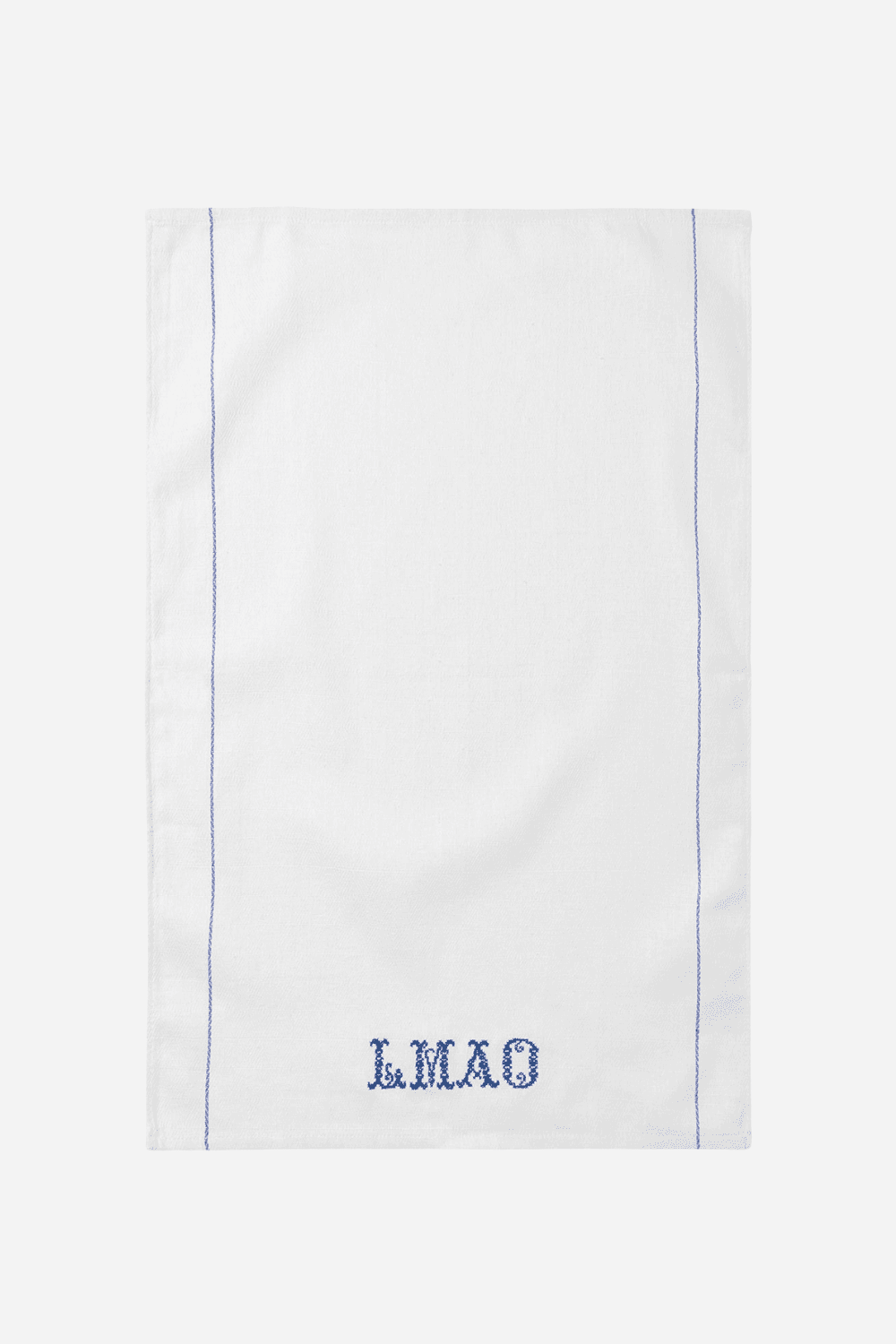 Embroidered Tea Towel - LMAO