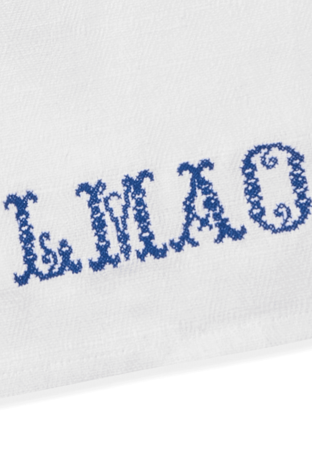 Embroidered Tea Towel - LMAO