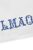 Embroidered Tea Towel - LMAO
