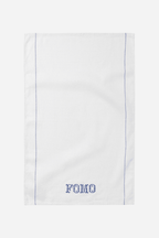 Embroidered Tea Towel - FOMO