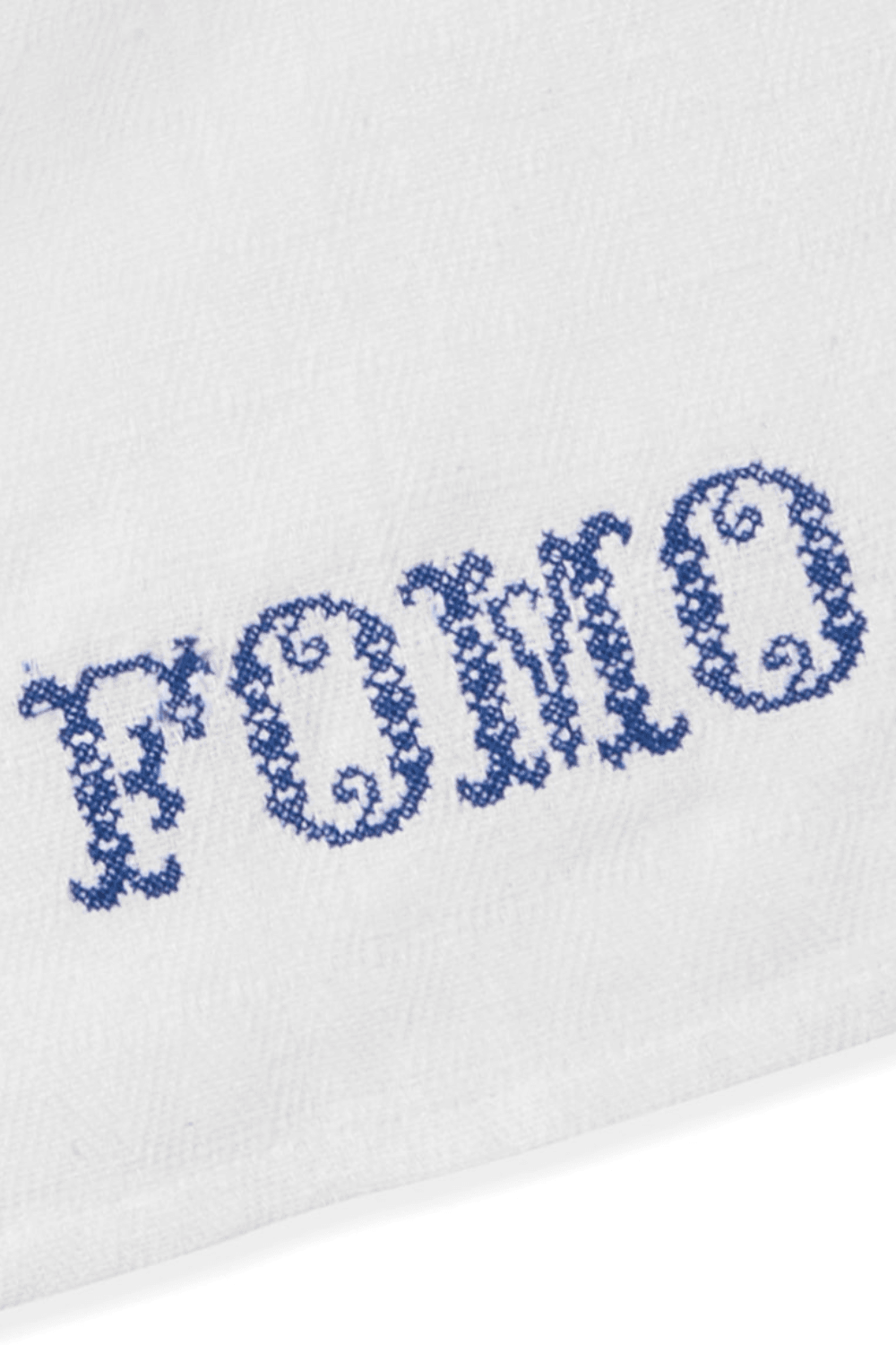 Embroidered Tea Towel - FOMO