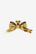 Bow Candle Holders in Gold (Pair of 2)