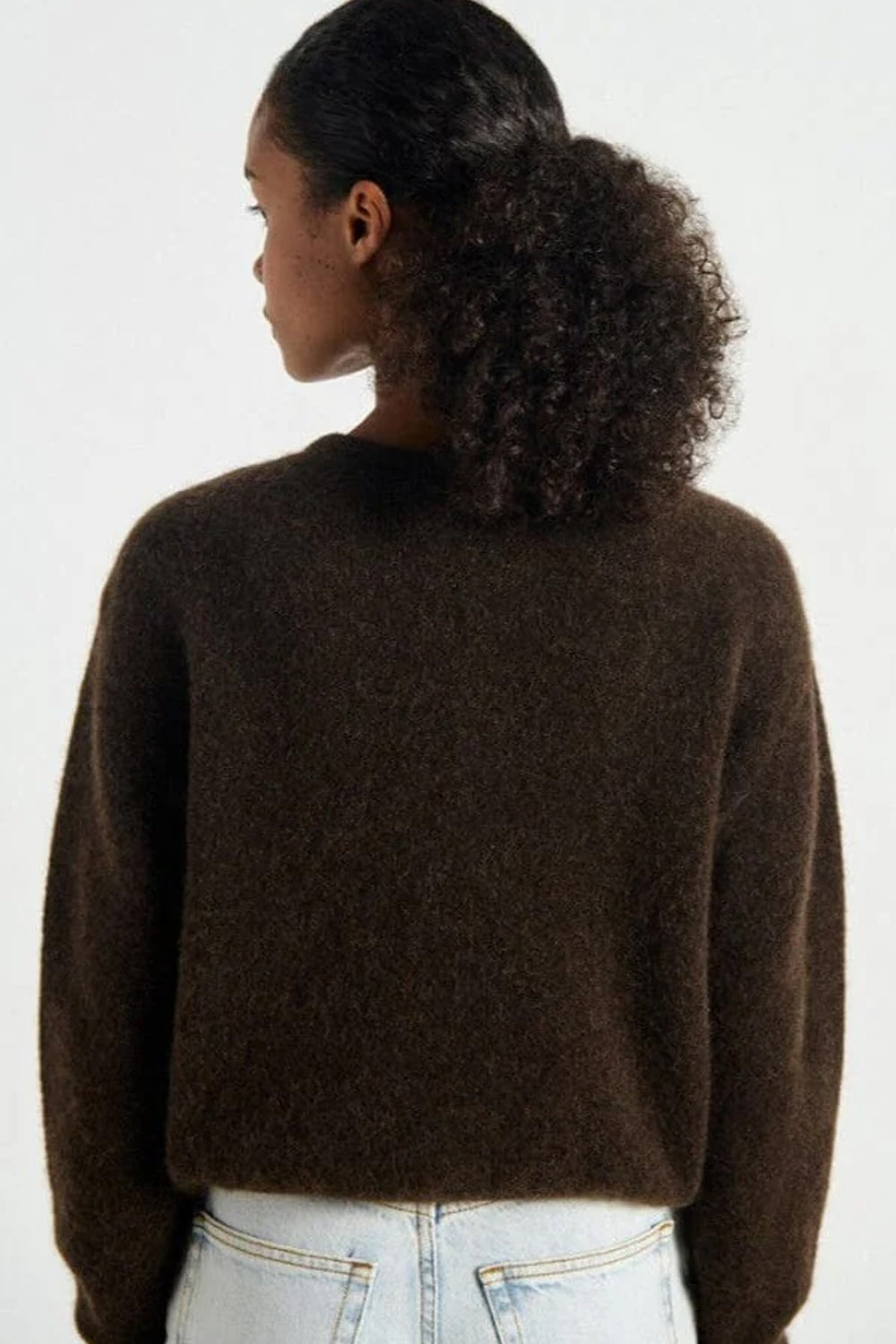 Vitow Cardigan in Coffee Melange