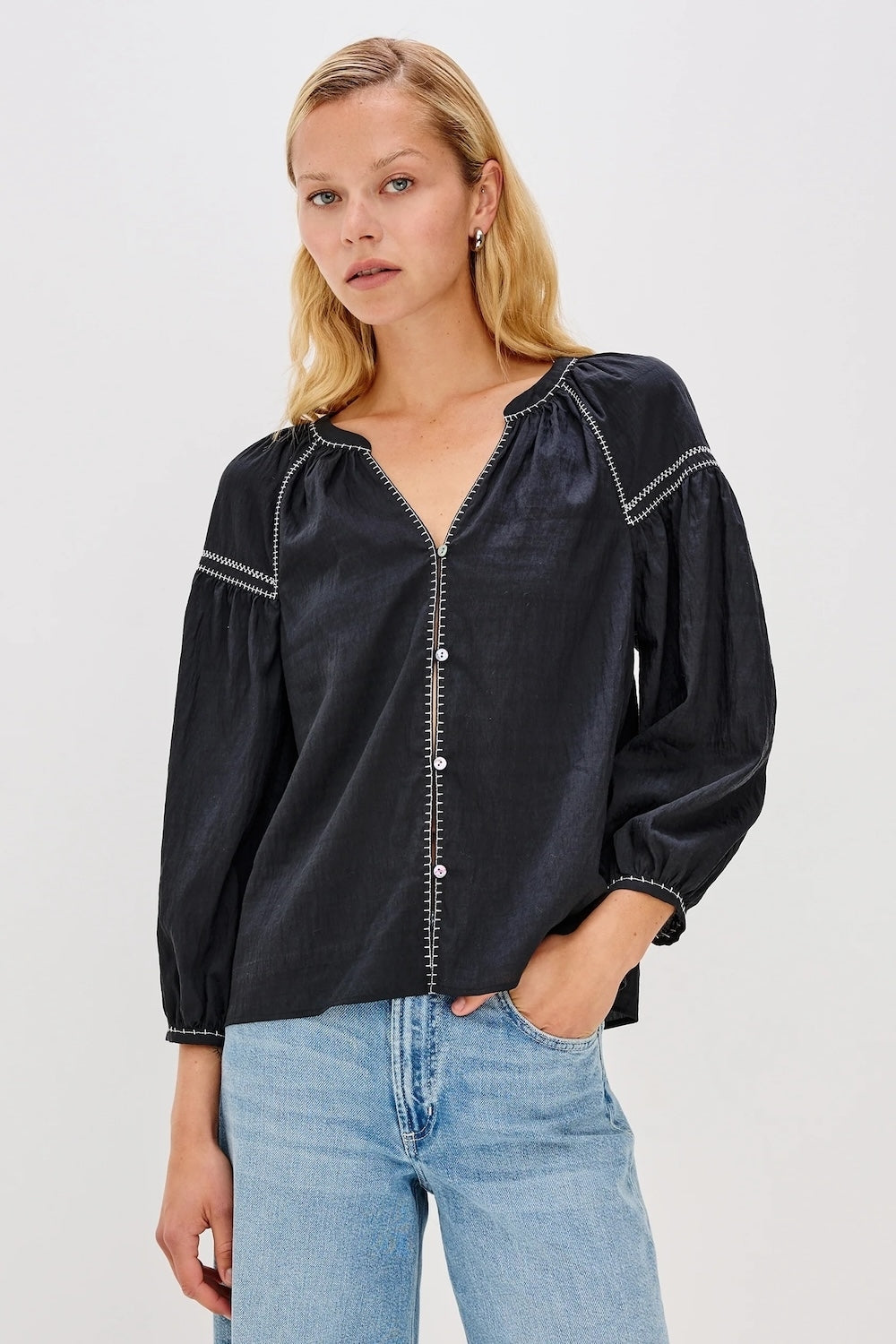 Vasia Top in Black