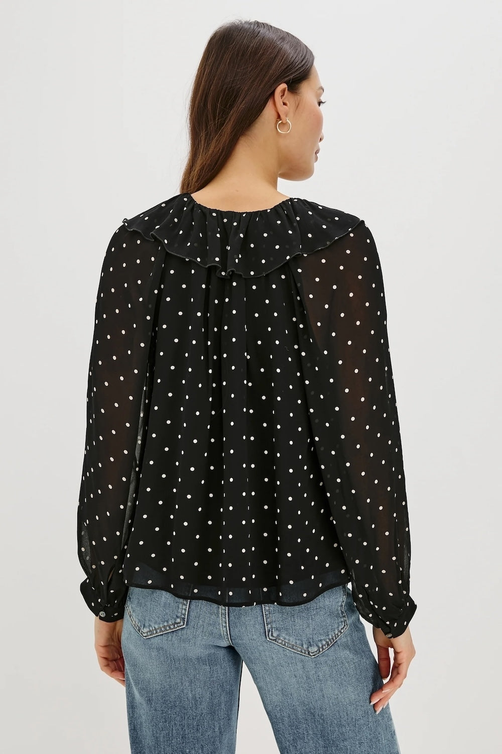 Honora Top in Polka Dots