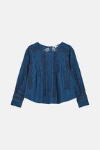 Jeannine Blouse in Blue