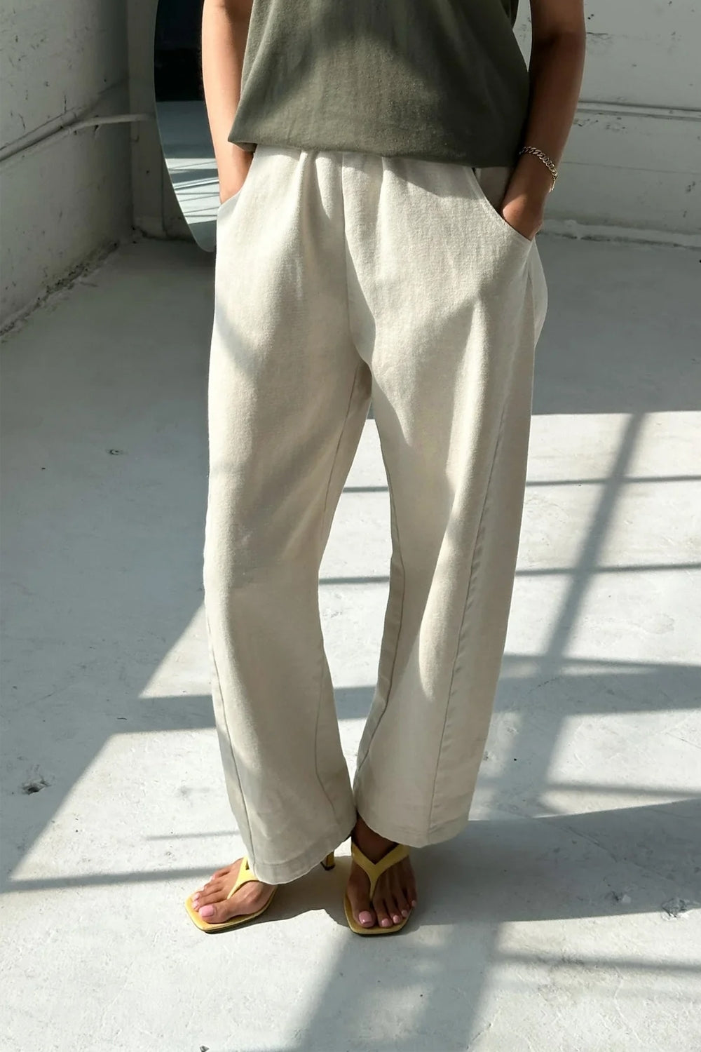 Arc Pants in Naturel