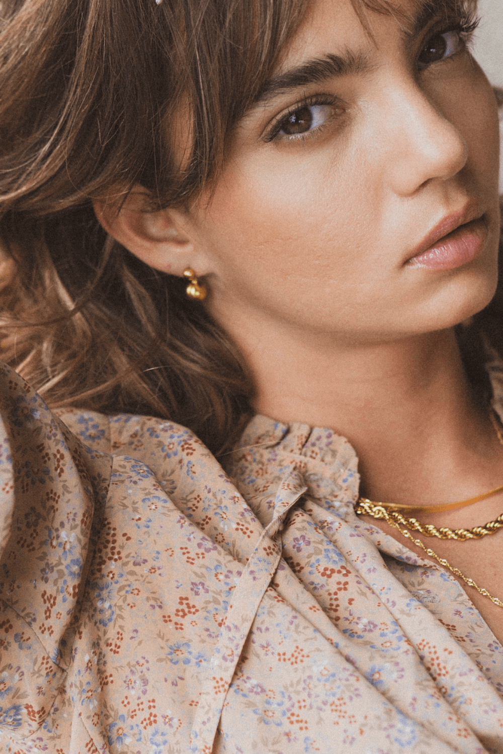 Drop of Gold Earring in Gold