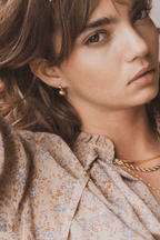 Drop of Gold Earring in Gold