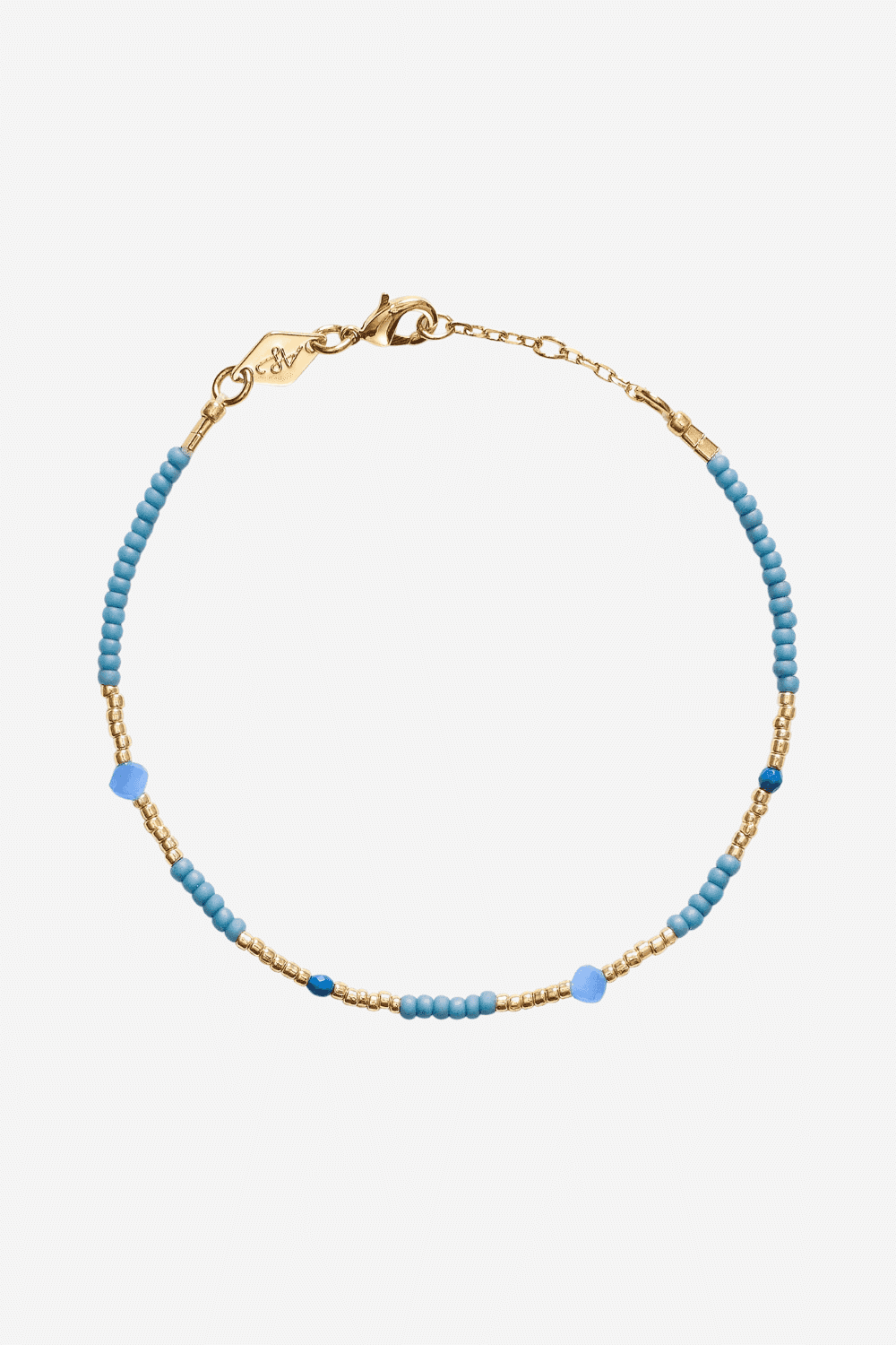 Clemence Bracelet in Faded Denim