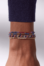 Clemence Bracelet in Faded Denim
