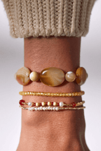 Dizzy Moon Bracelet in Hazel