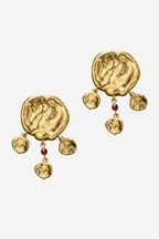 Dream Catcher Earrings in Gold