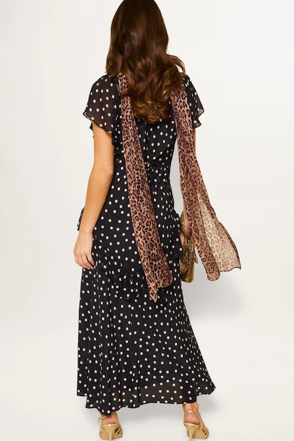 Evie Dress in Bohemia Spot Deep Navy